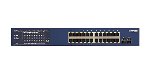 Netgear GS724TP 24-Port Gigabit Ethernet PoE+ (190W) Smart Switch with 2 SFP Ports