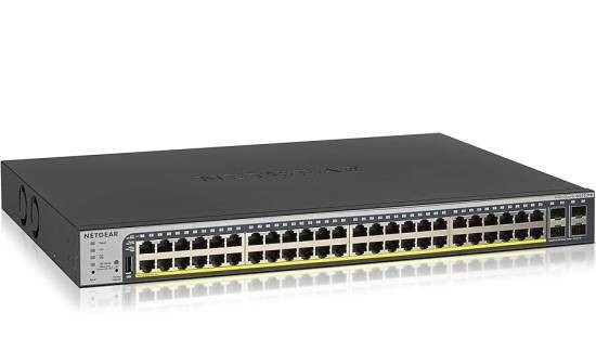 Netgear GS752TP 48-Port Gigabit Ethernet PoE+ (380W) Smart Switch with 4 SFP Ports