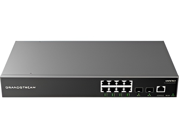 Grandstream GWN7801 Enterprise Layer 2+ Managed Network Switch with 8 x 1GigE, 2 x SFP Ports