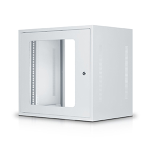 12U-600mm Depth Wall Mount Network Rack With Glass Door & Lock -  600(H)*600(D)*585(W)