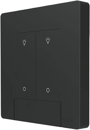 MOES Star Ring Smart Dimmer Switch ZS-SR-EUD2 - 2 Gang - Live + Neutral