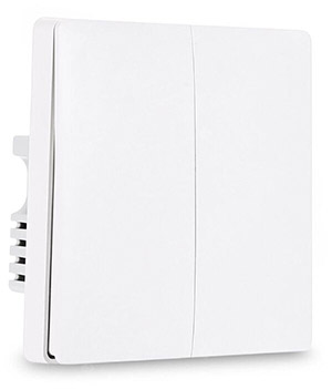 AQARA Smart Wall Switch D1 (No Neutral, Double Rocker) Chinese version QBKG22LM