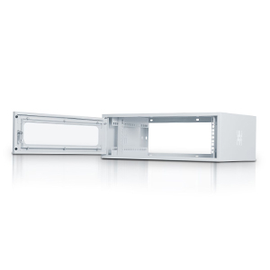 3U-350mm Depth Wallmount Network Rack With Glass Door & Lock  200(H)*350(D)*585(W)